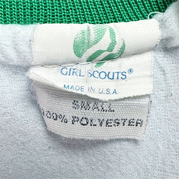Vintage 90’s Girl Scouts of America Satin Varsity Jacket - Size Smalll - Picture 7 of 12